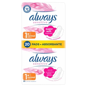 Always Platinum Normal Szárnyas Egészségügyi Betét, 20 db