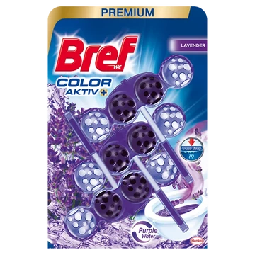 Bref Color Aktiv Lavender WC frissítő 3 x 50 g