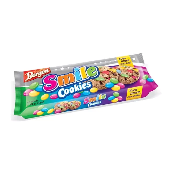Bergen box smile keksz cukorbevonat drazséval 150 g