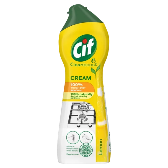 Cif Cleanboost Cream Lemon súrolókrém 250 ml