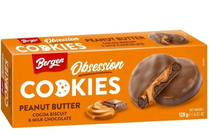 Bergen Cookies - Peanut Butter Keksz Box [128g]