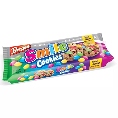 Bergen box smile keksz cukorbevonat drazséval 150 g