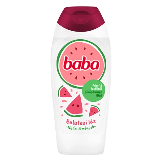 Baba frissítő tusfürdő görögdinnye illattal 400 ml